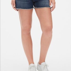 Gap Maternity Inset Panel Denim Shorts